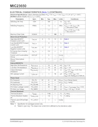 MIC23650YFT-TR Datasheet Page 6