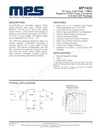 MP1400GC-P Datasheet Cover