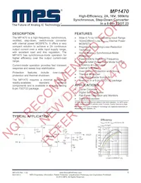 MP1470GJ-P Datasheet Cover