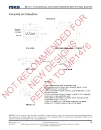 MP1470GJ-P 데이터 시트 페이지 16