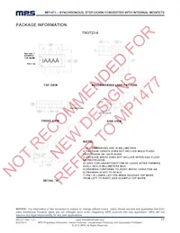 MP1471GJ-P Datasheet Pagina 17