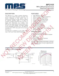 MP2105DJ-LF-P Datasheet Cover