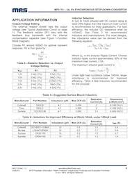MP2115DQ-LF-P Datasheet Pagina 9
