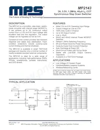 MP2143DJ-LF-Z Datasheet Cover