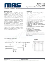 MP2143HGD-P Datasheet Cover