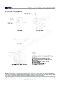 MP2145GD-P Datasheet Pagina 19