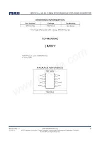 MP2161AGJ-P Datasheet Page 2