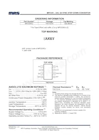 MP2325GJ-Z Datasheet Pagina 2