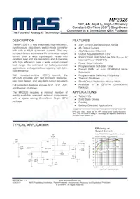 MP2326GD-P Datasheet Cover