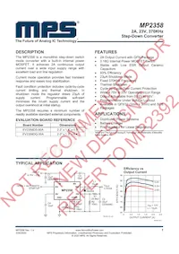 MP2358DS-LF Datasheet Cover