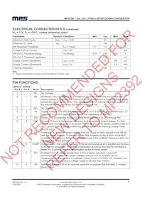 MP2358DS-LF Datasheet Page 3