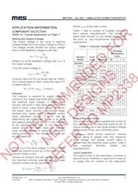 MP2365DN-LF Datasheet Page 7
