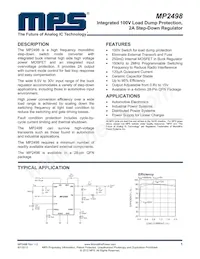 MP2498DV-LF-P Datasheet Cover