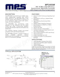 MP2499MGQB-P Datasheet Cover