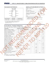 MP3115DT-LF-P Datasheet Page 2