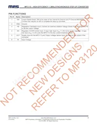 MP3115DT-LF-P Datasheet Page 3