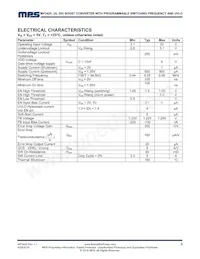 MP3425DL-LF-Z Datasheet Page 3