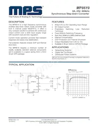 MP8619EQJ-LF-P Datasheet Copertura