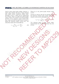 MP8736DL-LF-P數據表 頁面 19