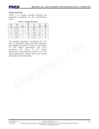 MP8758HGL-P Datasheet Page 21