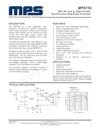 MP8759GD-P Datasheet Cover