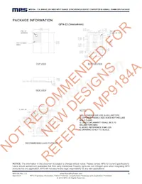 MP9184GL-P Datasheet Pagina 20