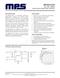 MPQ2143HGD-P Datasheet Cover