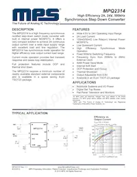 MPQ2314GJ-P Datenblatt Cover