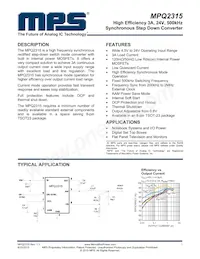 MPQ2315GJ-P Datasheet Cover