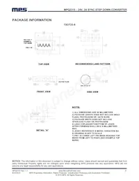 MPQ2315GJ-P Datasheet Pagina 21