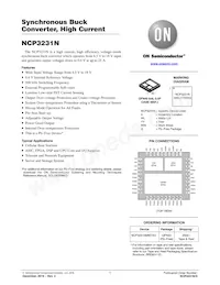 NCP3231NMNTXG Datenblatt Cover