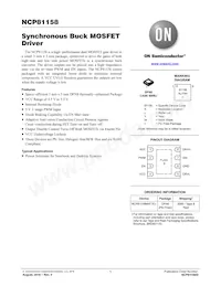 NCP81158MNTXG數據表 封面