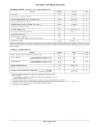 NCV3064PG Таблица данных Страница 3