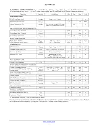 NCV890131MWTXG Datasheet Page 6