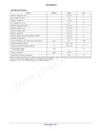 NCV890204MWR2G Datasheet Page 3