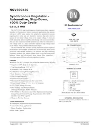 NCV890430MW25TXG Datasheet Copertura