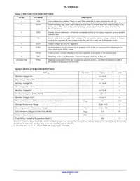 NCV890430MW25TXG Datasheet Page 3