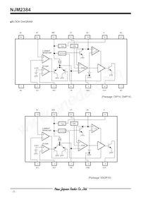 NJM2384D Datasheet Pagina 2