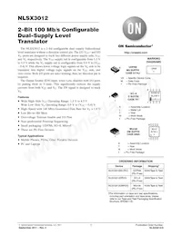 NLSX3012DMR2G Datasheet Cover