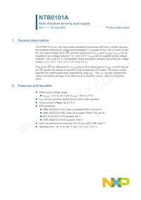 NTB0101AGWH Datasheet Copertura