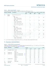 NTB0101AGWH Datasheet Page 6