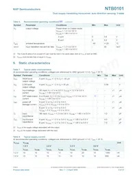 NTB0101GN Datasheet Page 5