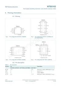 NTB0102GD Datasheet Page 3