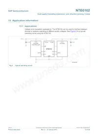 NTB0102GD Datasheet Page 15