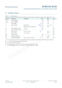 NTB0102GD-Q100H數據表 頁面 4
