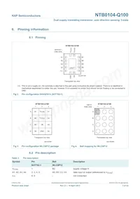 NTB0104UK-Q100Z Datasheet Page 3