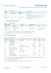 NTB0104UK-Q100Z Datasheet Page 4