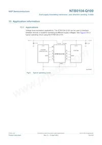 NTB0104UK-Q100Z Datasheet Pagina 15