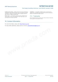 NTB0104UK-Q100Z Datasheet Pagina 22