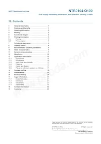 NTB0104UK-Q100Z Datasheet Pagina 23